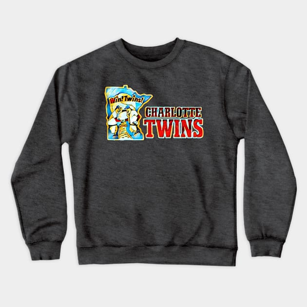 Charlotte Twins Baseball Crewneck Sweatshirt by Kitta’s Shop